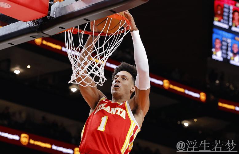 老鹰客场力克奇才 杰伦·约翰逊斩获连续三双